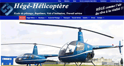 Desktop Screenshot of hege-helicoptere.com